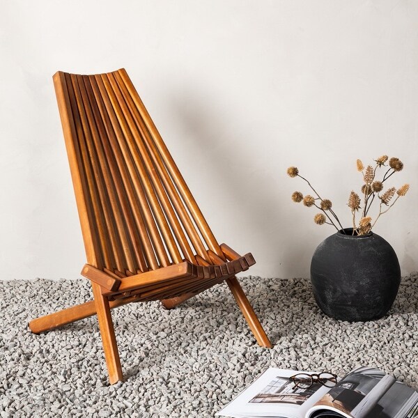 DREAMPATIO AMAYA Folding Wooden Outdoor Chair