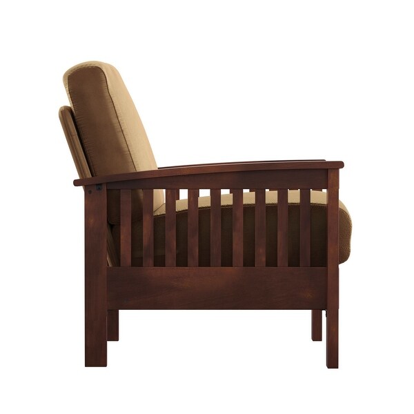 Hills Mission-Style Oak Accent Chair by iNSPIRE Q Classic