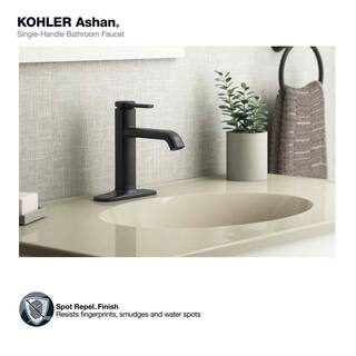 KOHLER Ashan Single Hole Single-Handle Bathroom Faucet in Matte Black K-R27136-4D-BL