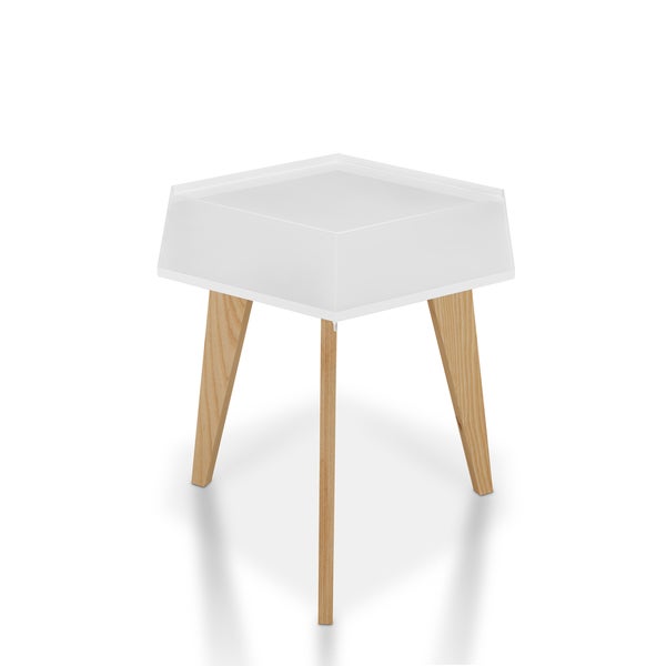 Furniture of America Keln Contemporary 19-inch Geometric Side Table