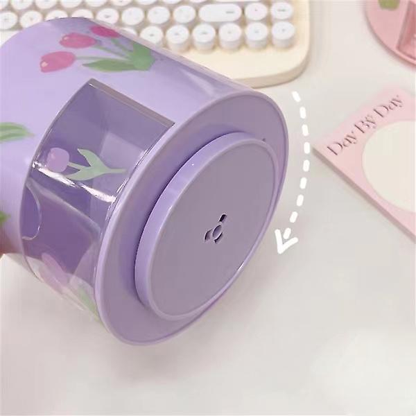 Rotating Pen Pencil Holder 4 Compartments Pen Pot Desktop Stationery Storage