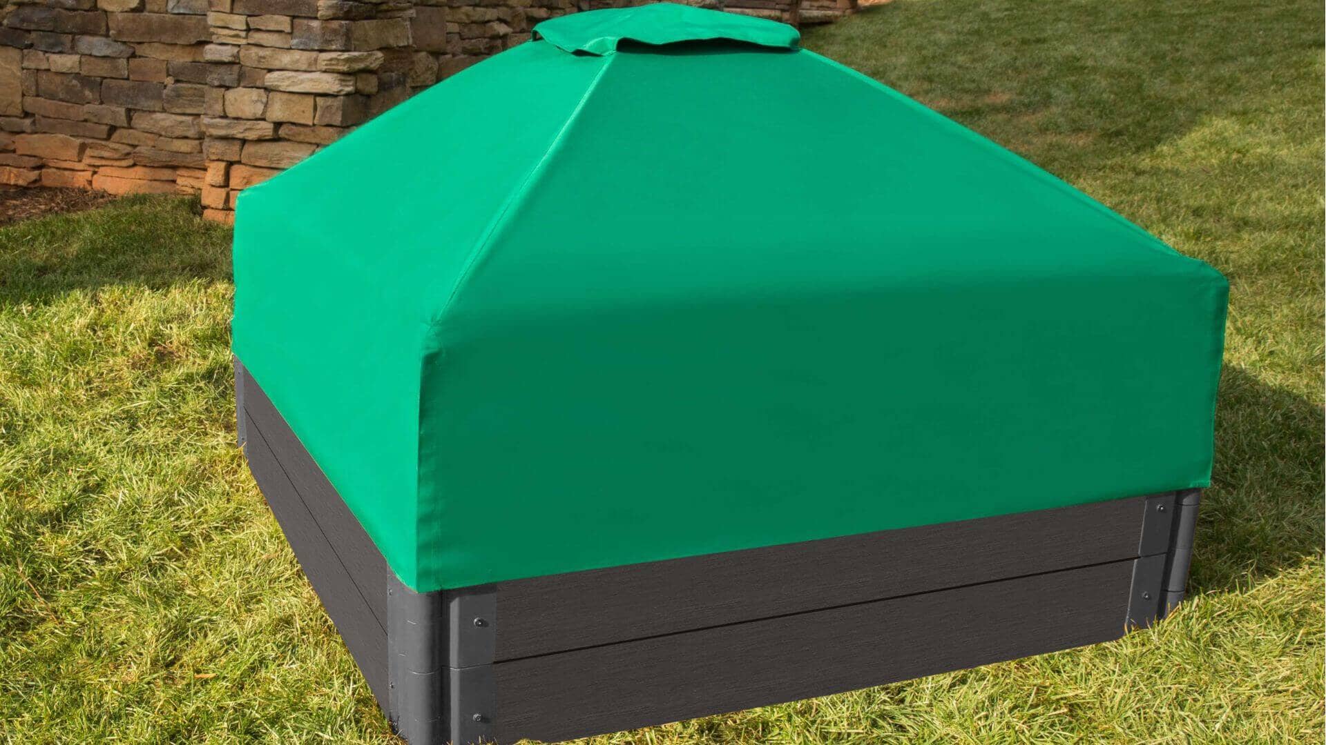 4' x 4' Composite Square Sandbox - 2 Inch Profile