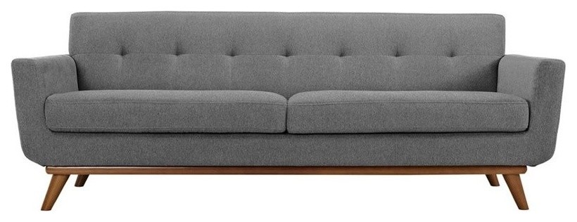 Hawthorne Collection Sofa in Expectation Gray   Midcentury   Sofas   by Homesquare  Houzz