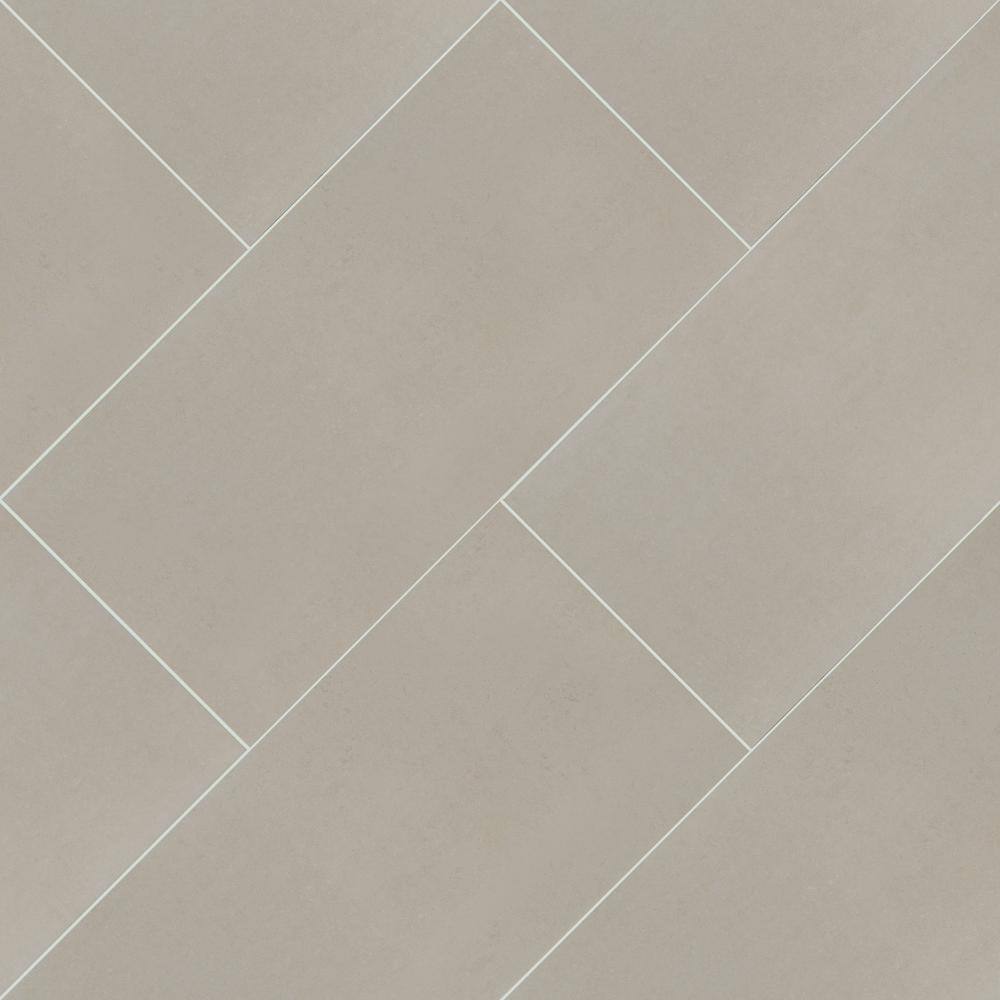 MSI Beton Glacier 24 in. x 48 in. Matte Porcelain Stone Look Floor and Wall Tile (16 sq. ft.Case) NBETGLA2448C