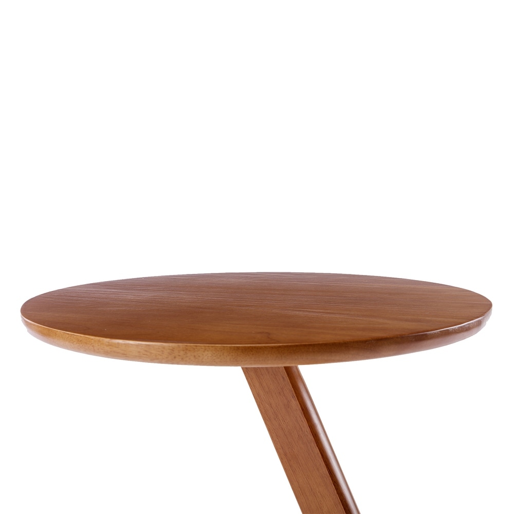 COOLMORE Side Table Round  Small Accent Table Modern End Table for Living Room /Bedroom/ Office