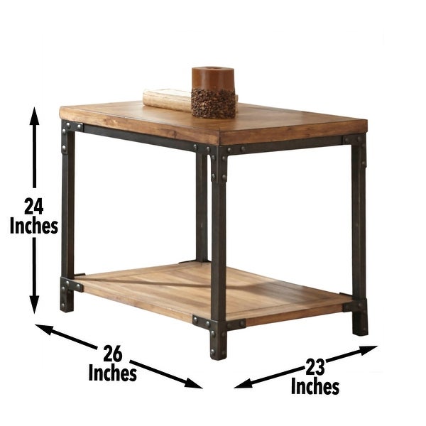 Industrial Design End Table Square Coffee Table