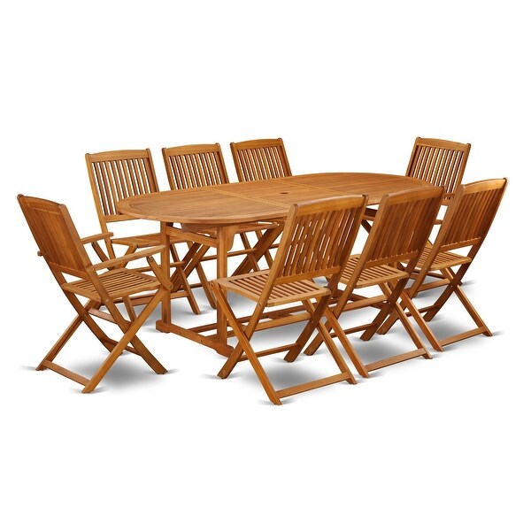 East West Furniture Patio Table Set