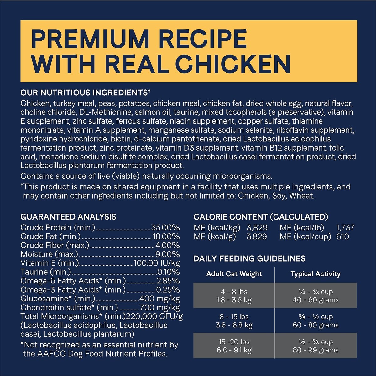 CANIDAE Grain-Free PURE Limited Ingredient Chicken Recipe Dry Cat Food