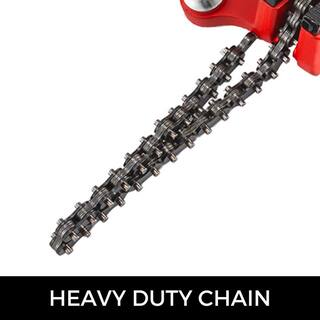 VEVOR 18 in. to 5 in. Screw Bench Chain Vises Pipe Capacity Heavy-Duty Bench Chain Pipe Vises (1-Piece) GJLGTHQ0000000001V0