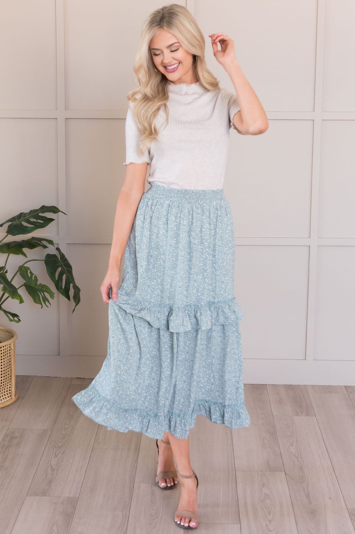 Delightful Day Modest Skirt