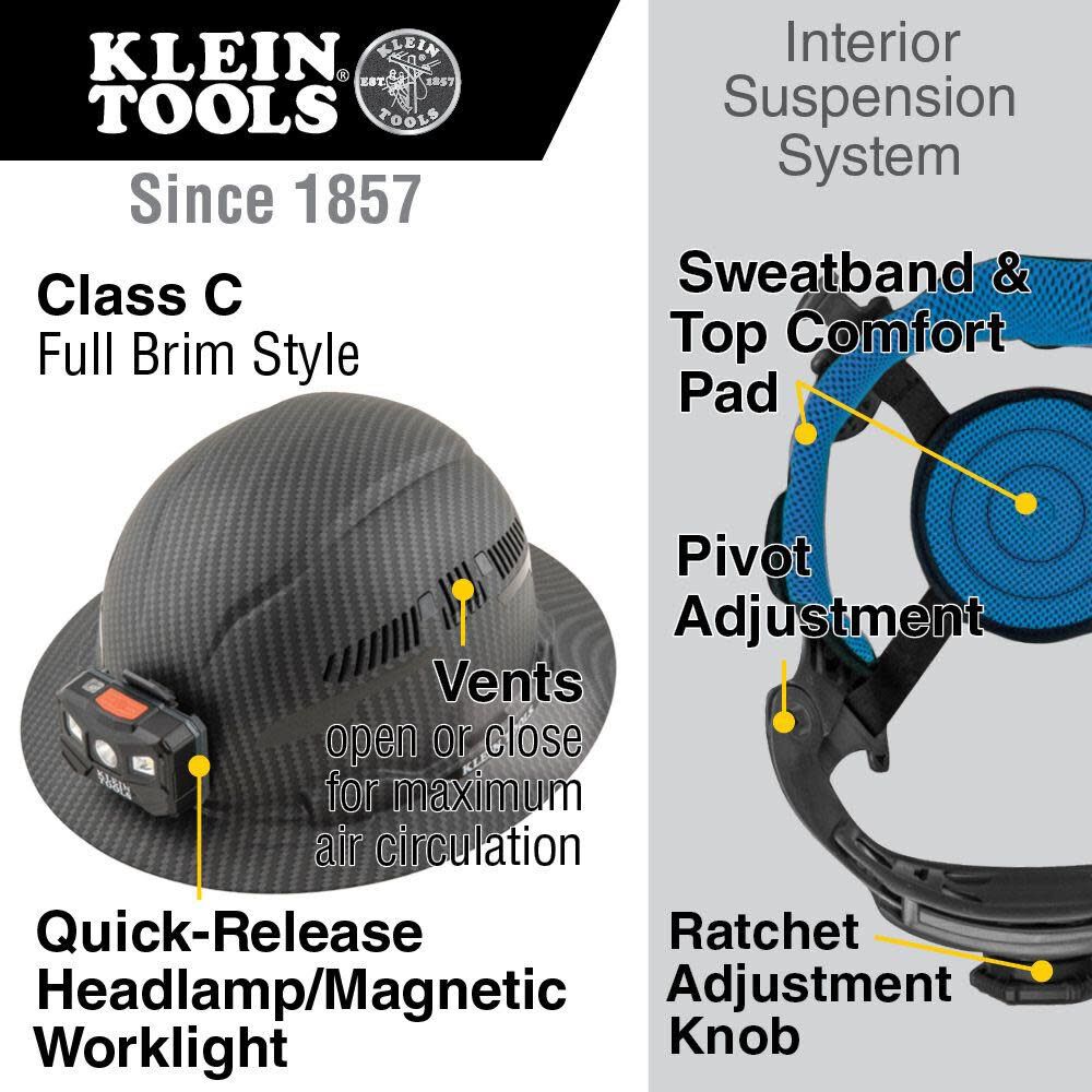 Klein Tools Hard Hat Replacement Sweatband KHHSWTBND2 from Klein Tools