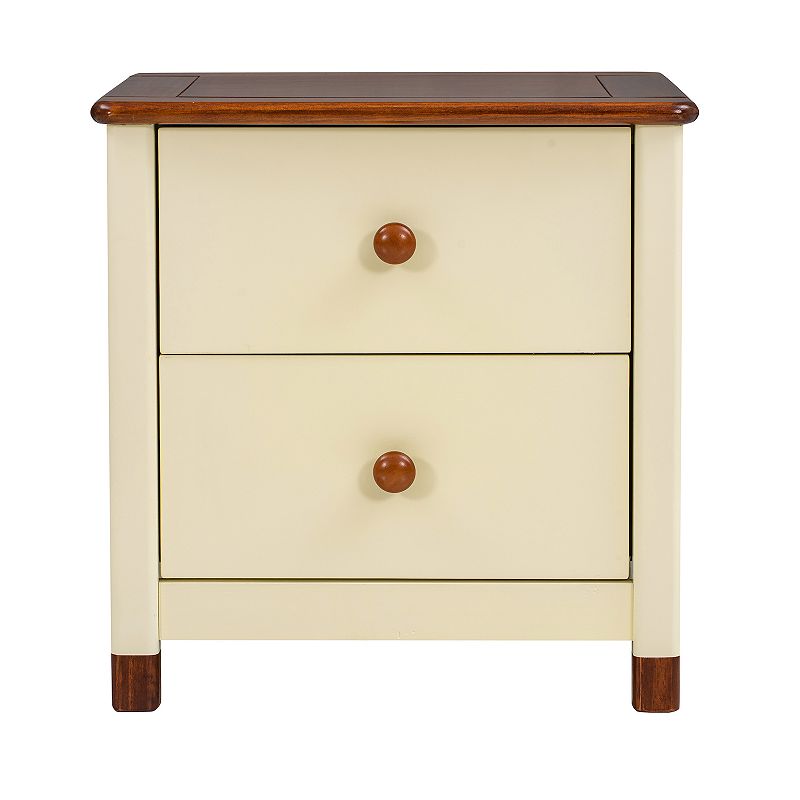 Merax Wooden Nightstand With Two Drawers