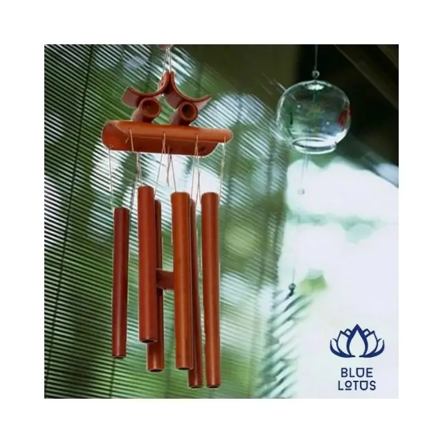 Outdoor Home Garden Decor Wind Chime Bamboo