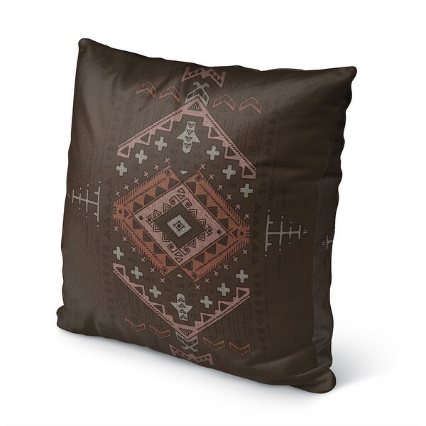 ZINA BROWN Indoor|Outdoor Pillow By Kavka Designs