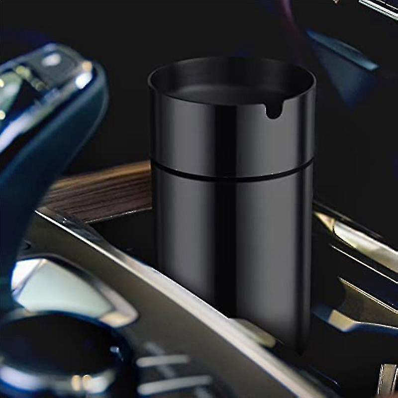 Car Cup Holder With Lid Stainless Steel Cup Holder Automatically Extinguished Cup Holder Windproof