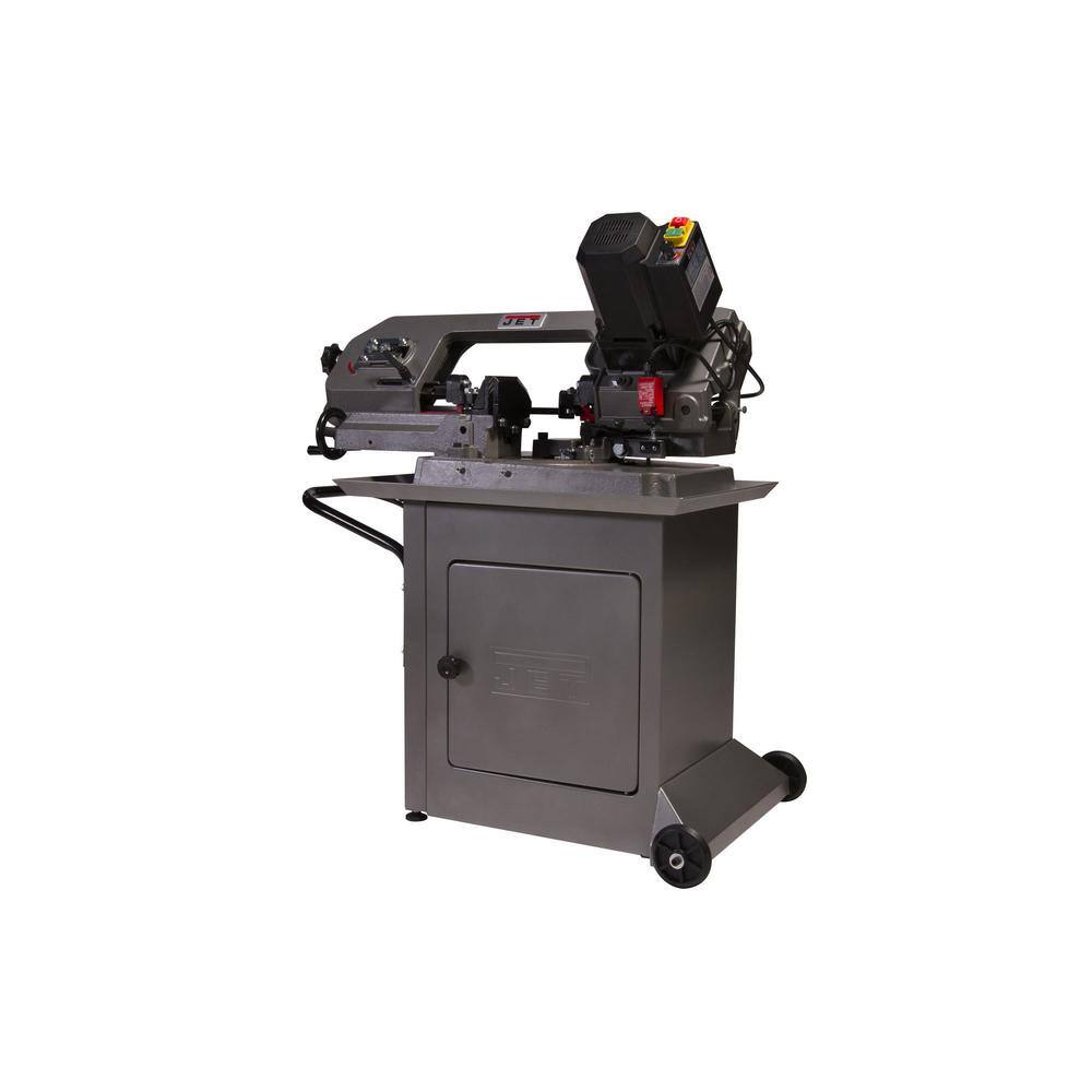 Jet HBS-56MVS 5 in. x 6 in. 0.5 HP 115-Volt Variable Speed Mitering Horizontal Bandsaw 414558