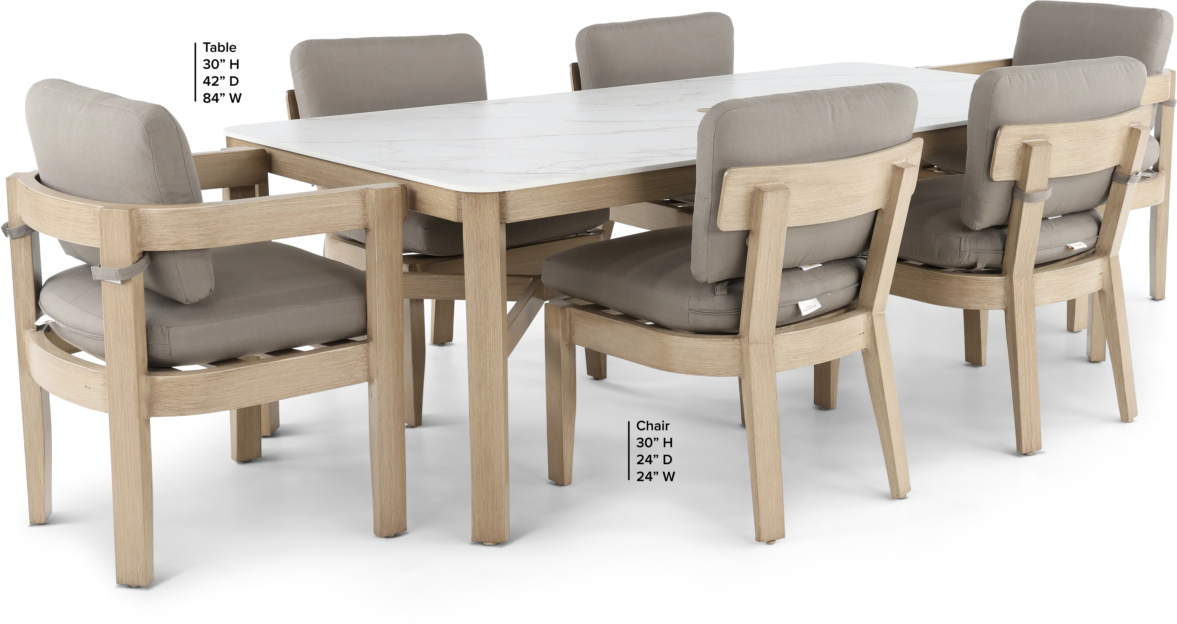 Sonata 7 Piece Patio Dining Set