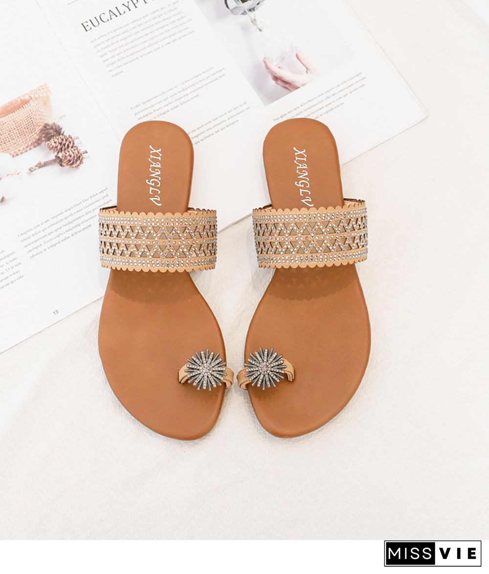 Bohemian all-match seaside Roman sandals