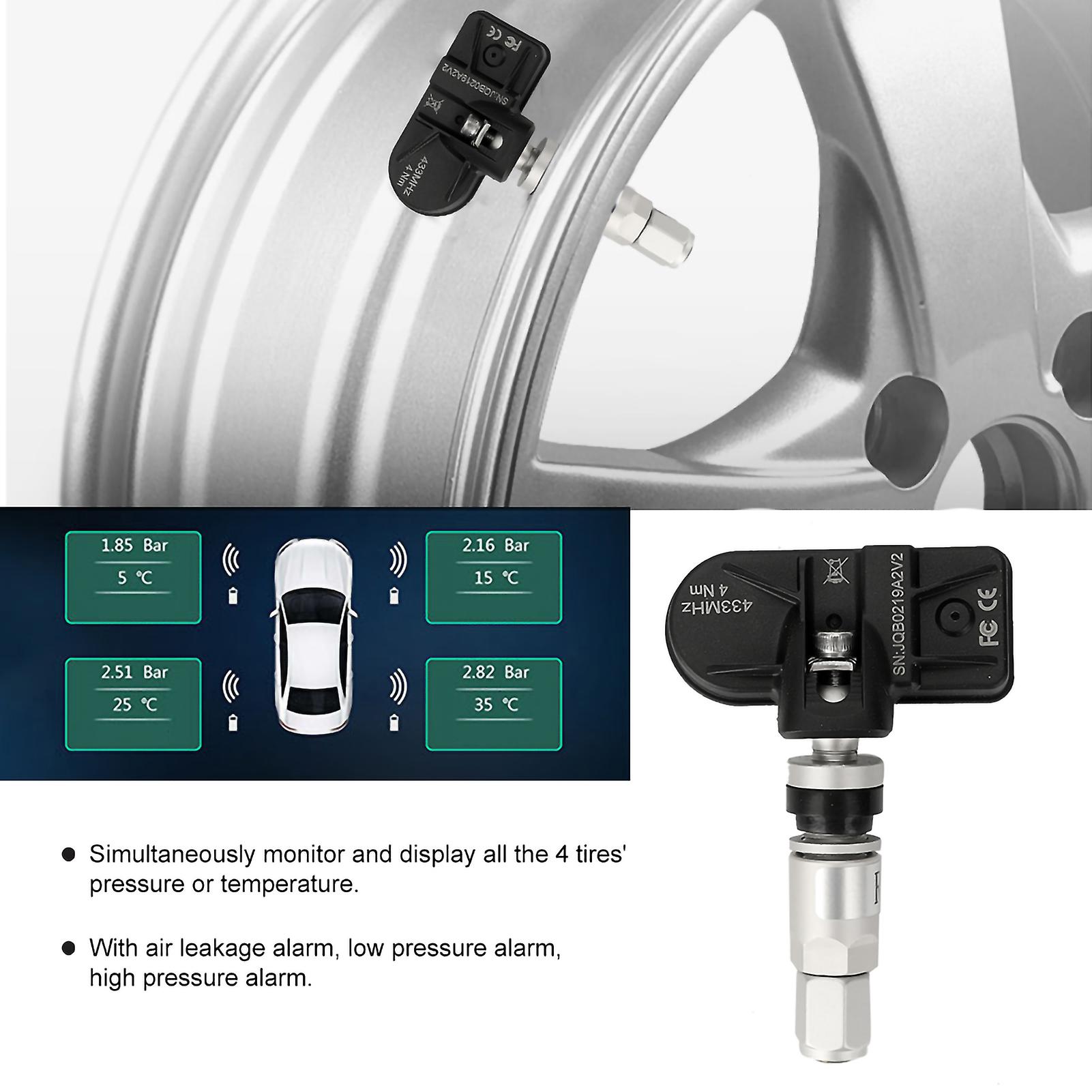 Auto Car Tire Pressure Monitor System Usb Tpms With Internal Sensor For Android Navigation