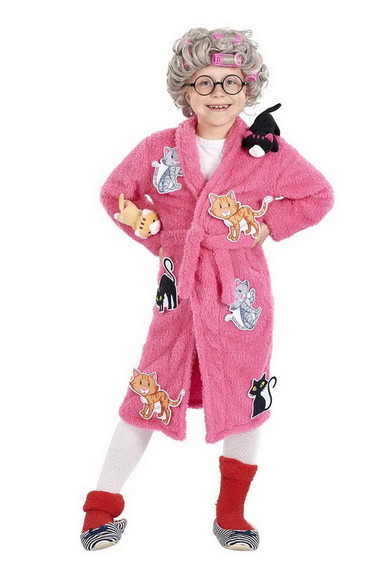 Orion Costumes ANG 35017 C Crazy Cat Lady Kids Cos...