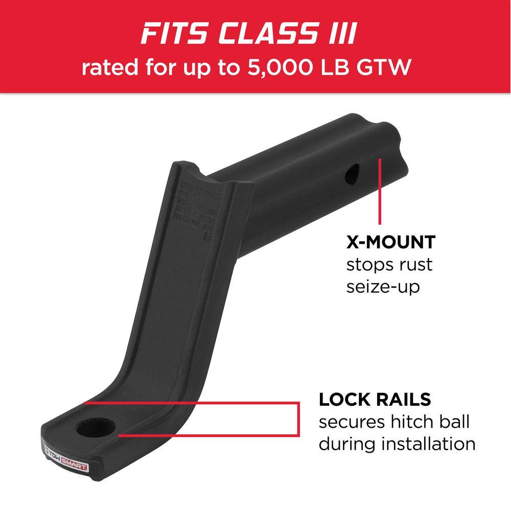 TowSmart Class 3 Baja Collection Starter Kit with 2 in. Ball and 58 in. Standard Pin 5-14 in. Drop x 4 in. Rise 5000 lbs. 7335