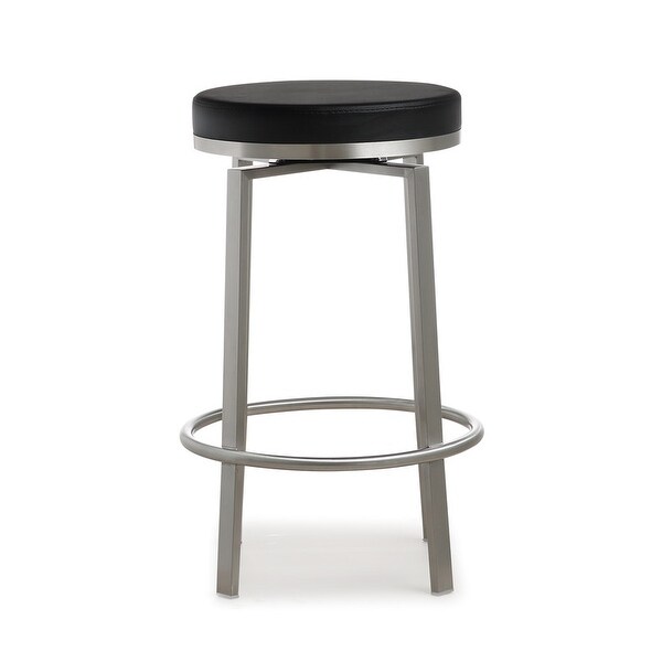 Pratt Black Steel Counter Stool - Set of 2