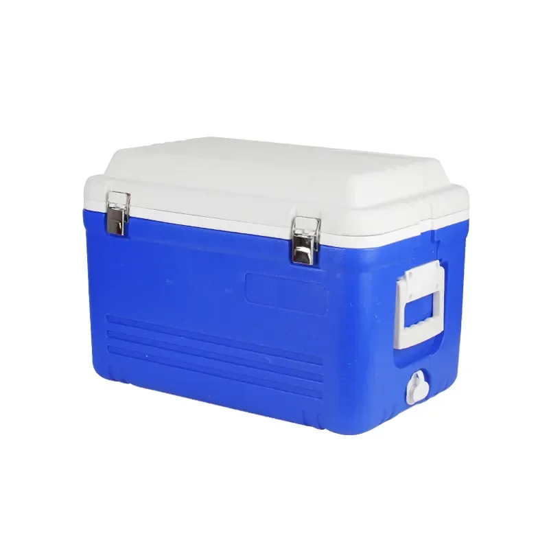 Original factory supply outdoor portable dual use PE PP EPS 38L car cooler box for BBQ camping hiking traveling fishing