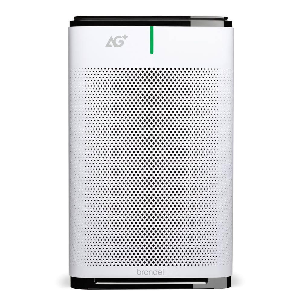 Brondell Pro Sanitizing HEPA Air Purifier with AG+ Technology for Virus Bacteria Allergens HEPA (up to 1655 sq. ft.) P700BB-W