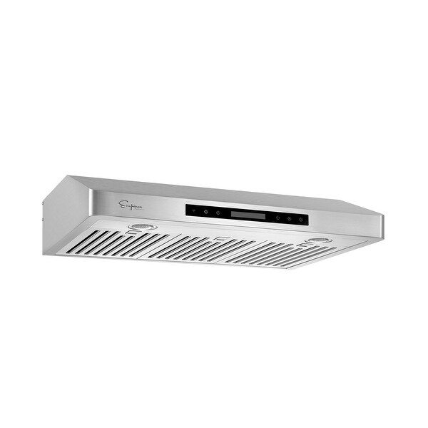 30 in. 500 CFM Ducted Under Cabinet Range Hood in Stainless Steel with Permanent Filters - Delay Shut-off