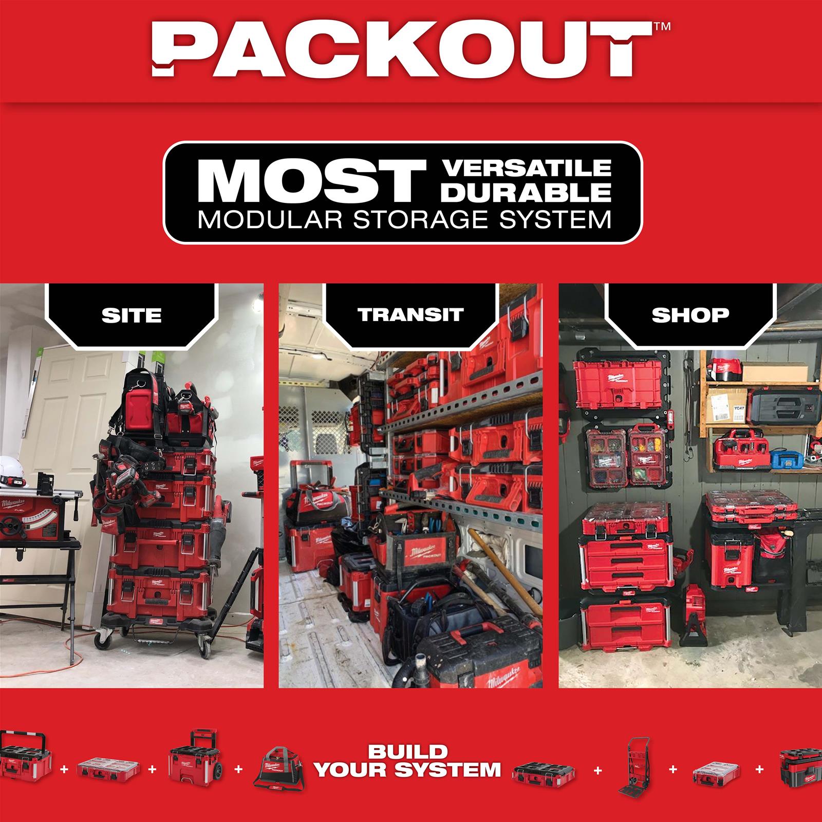 Milwaukee Tool 48-22-8442 Milwaukee PACKOUT Toolboxes