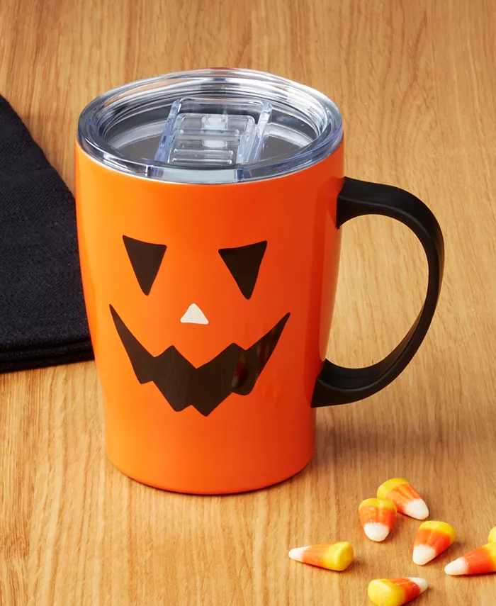 Cambridge Jack-O-Lantern Insulated Coffee Mug 20 oz