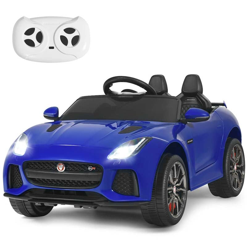 12V Jaguar F-Type SVR Licensed Kids Ride On Car, Battery Powered Riding Toy Car with Remote Control