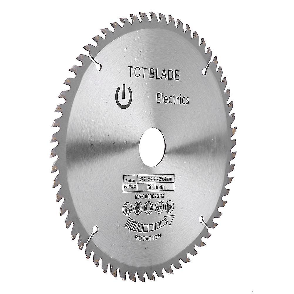 7” (180mm) 60 Teeth Carbide Circular Saw Blade Cutting Disc for Wood Plastic