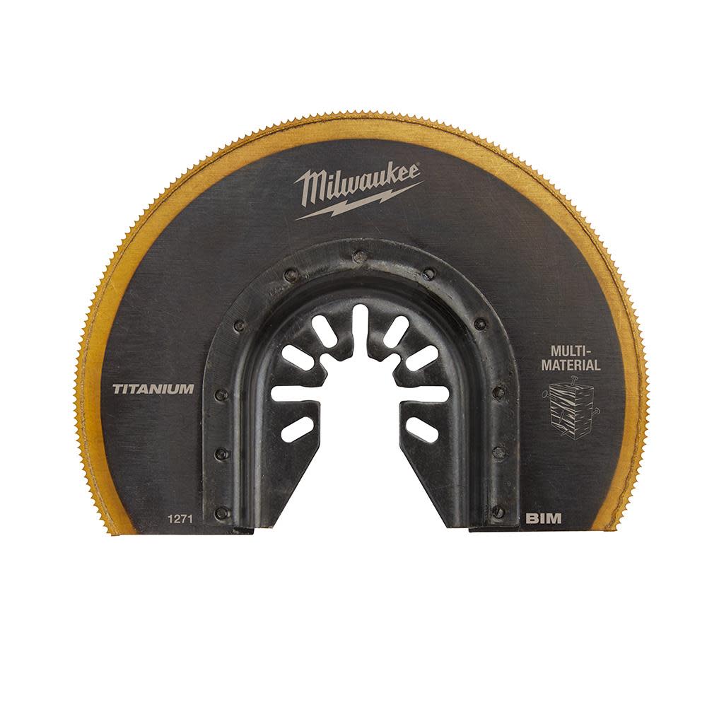 Milwaukee搴?OPEN-LOK閳?3-1/2 TITANIUM ENHANCED BI-METAL SEGMENTED BLADE 1PK