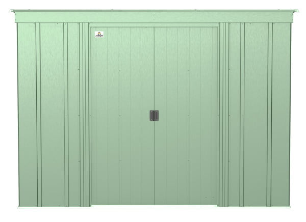 Arrow CLP84SG 8 x 4 ft. Classic Steel Storage Shed&#44; Sage Green