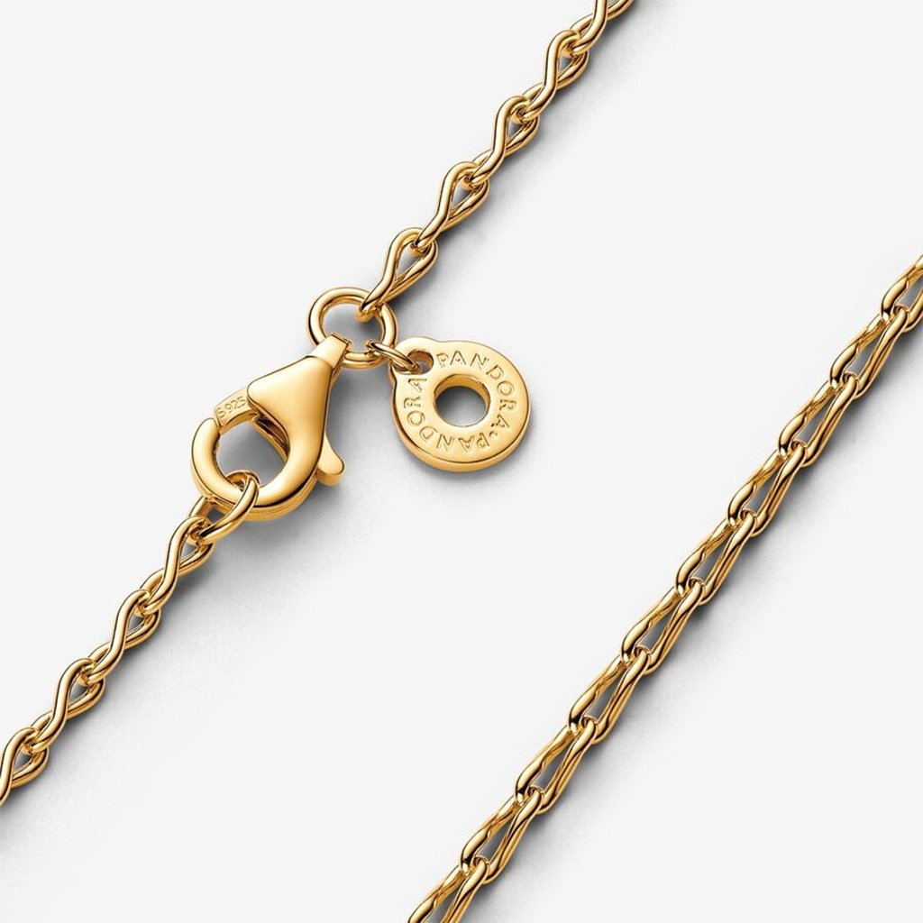 PANDORA  Infinity Chain Necklace - Gold