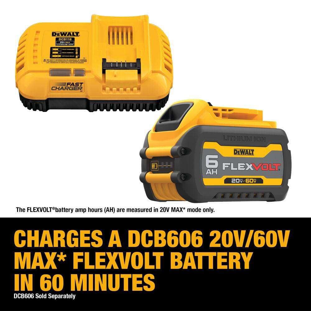 DEWALT 20V MAX Lithium-Ion Fan Cooled Fast Battery Charger DCB118