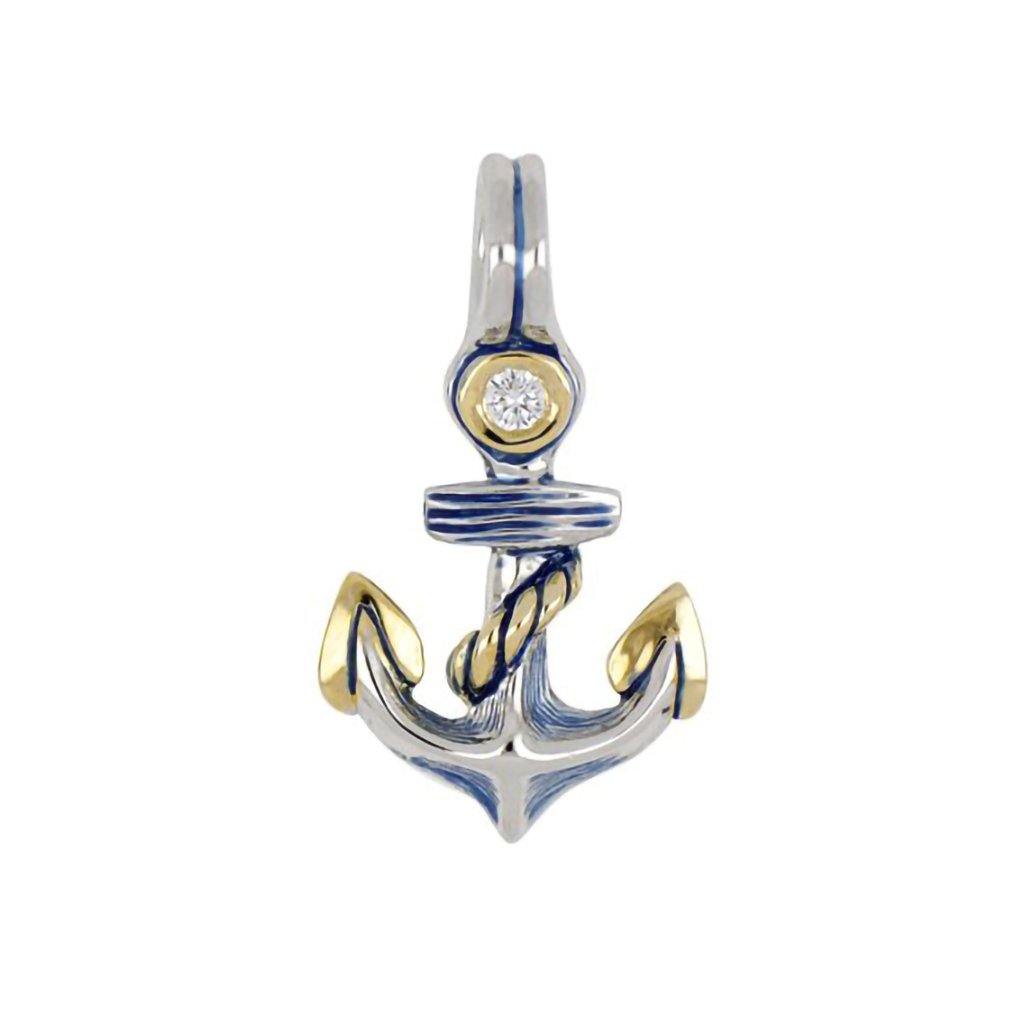 John Medeiros  Ocean Images Seaside Collection Little Inspirations Anchor Slider Charm