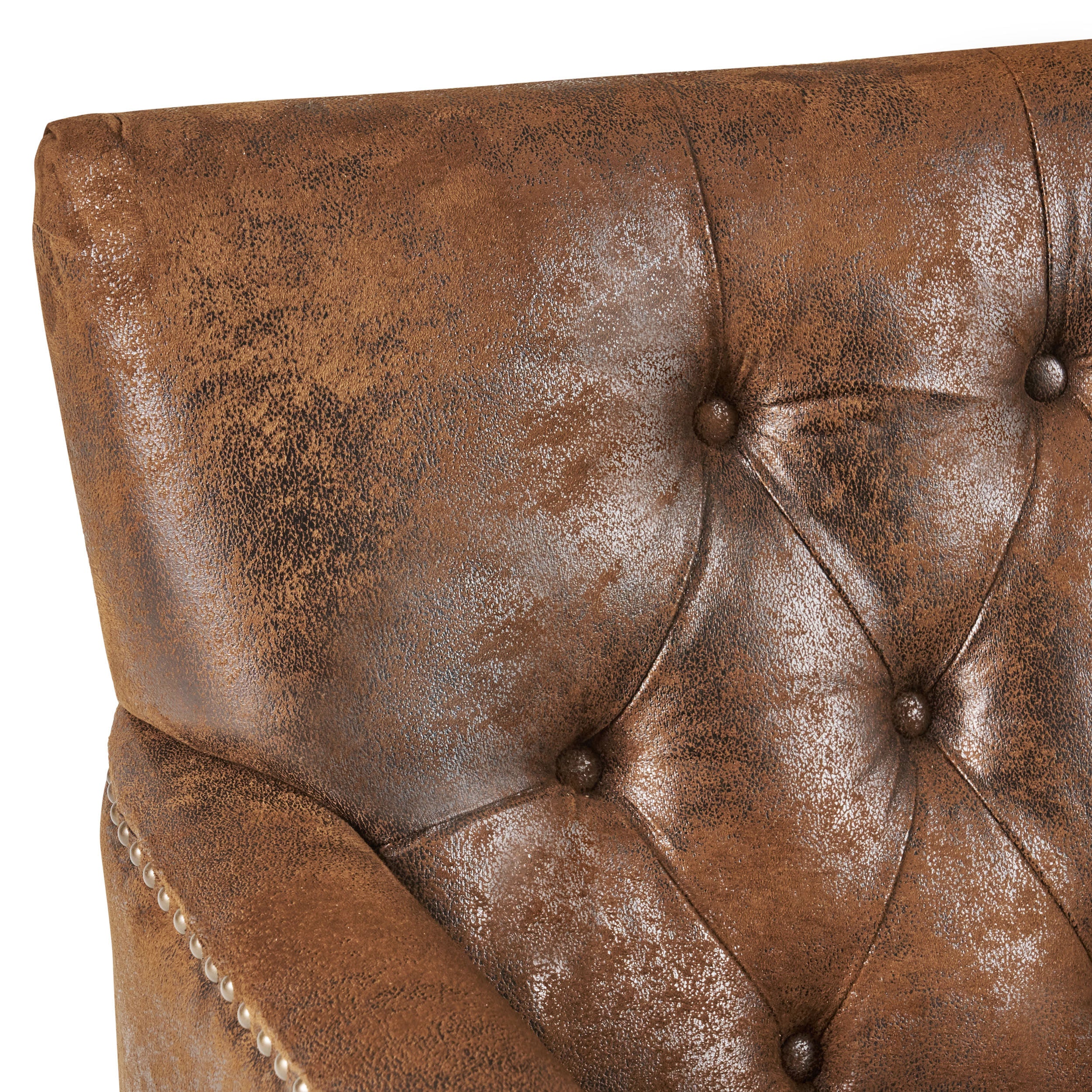 Madene Tufted Back Fabric Club Chair