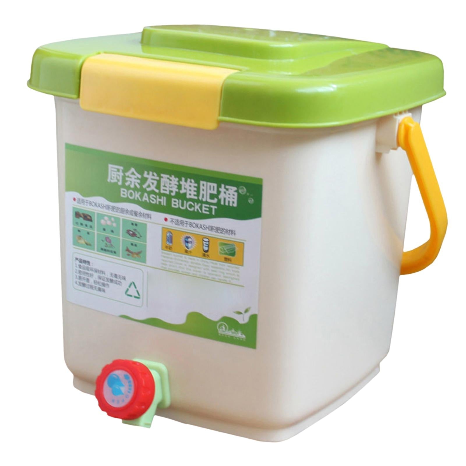 12L Indoor Compost Bin,Household Compost Box with Lid Container,Fermentation Tank,Kitchen Waste Compost Bucket for Food Waste