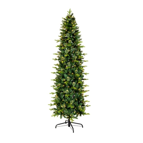 National Tree Company7.5 ft. PreLit Feel Real Prancer Pencil Fir Artificial Christmas Tree with 400 Clear Lights