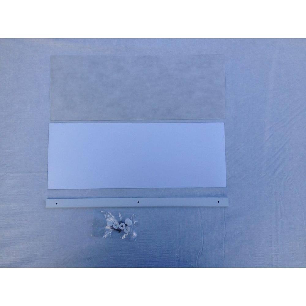 Battic Door Magnetic Mail Slot Cover in White Magnetic Mail Slot Cover White