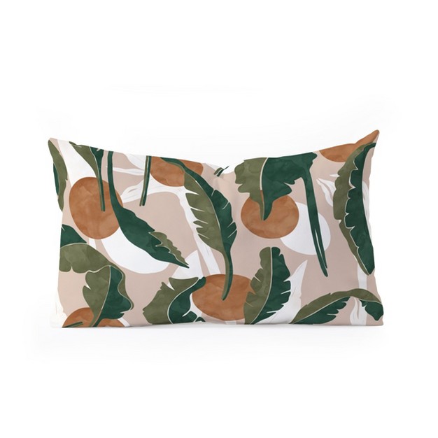 Marta Barragan Camarasa Simple Tropical Nature T Oblong Throw Pillow Society6