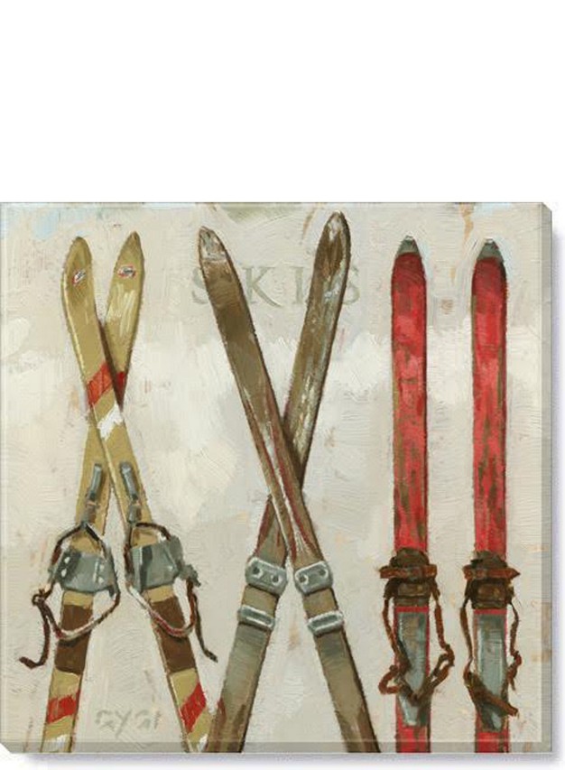 Sullivans Darren Gygi Skis Canvas Museum Quality Giclee Print Gallery Wrapped Handcrafted In Usa