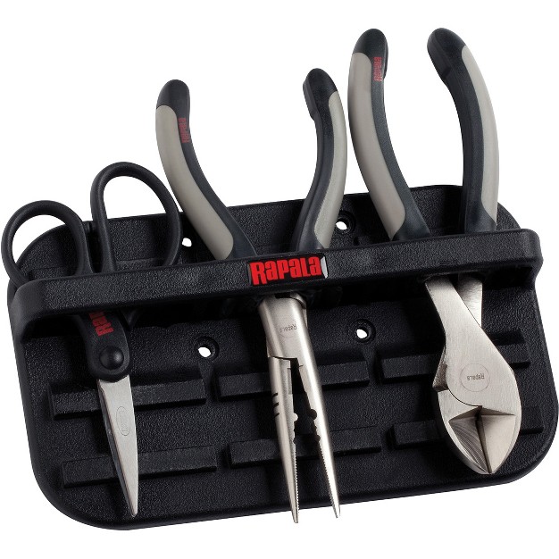 Rapala Magnetic Tool Holder And Tools Combo Pack side Cutter Scissors Pliers