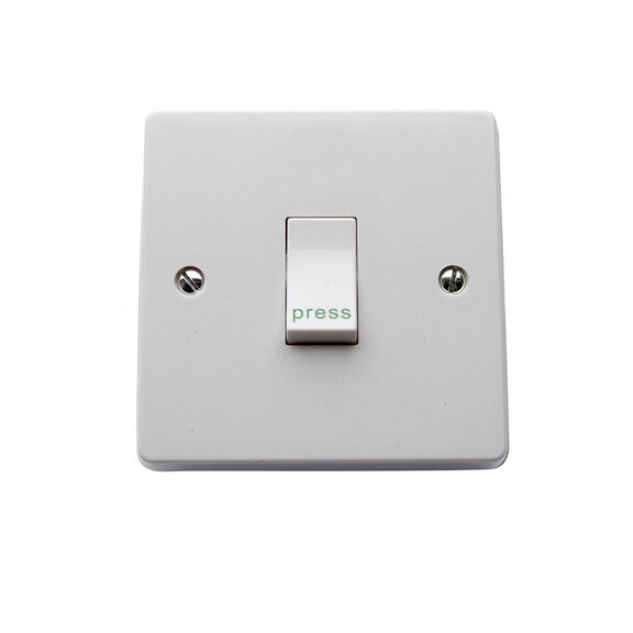 Rofu 1010 ROFU Momentary Rocker Switch  White  Des...