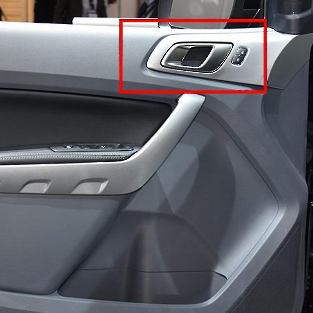 Left Car Interior Door Inner Handle For Ford Ranger Silver Grey