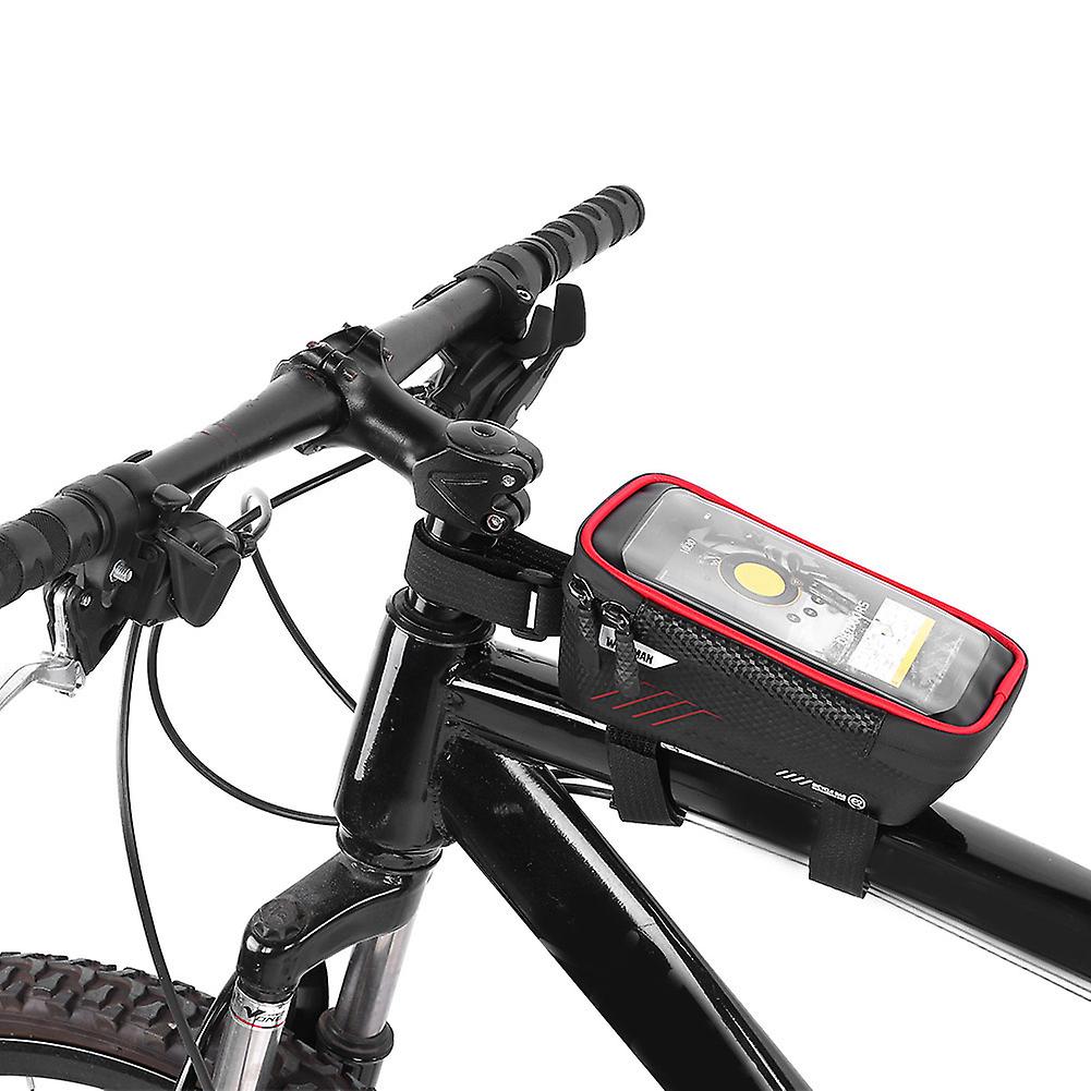 Waterproof Outdoor Hard Shell Cycling Bike Handlebar Storage Bag Bicycle Phone Holder Casered