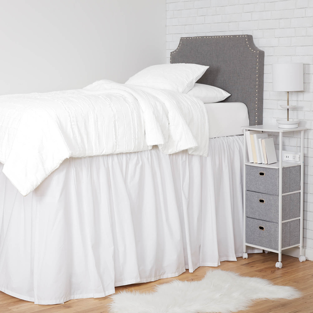 Dormify Extra Long Dorm Bed Skirt