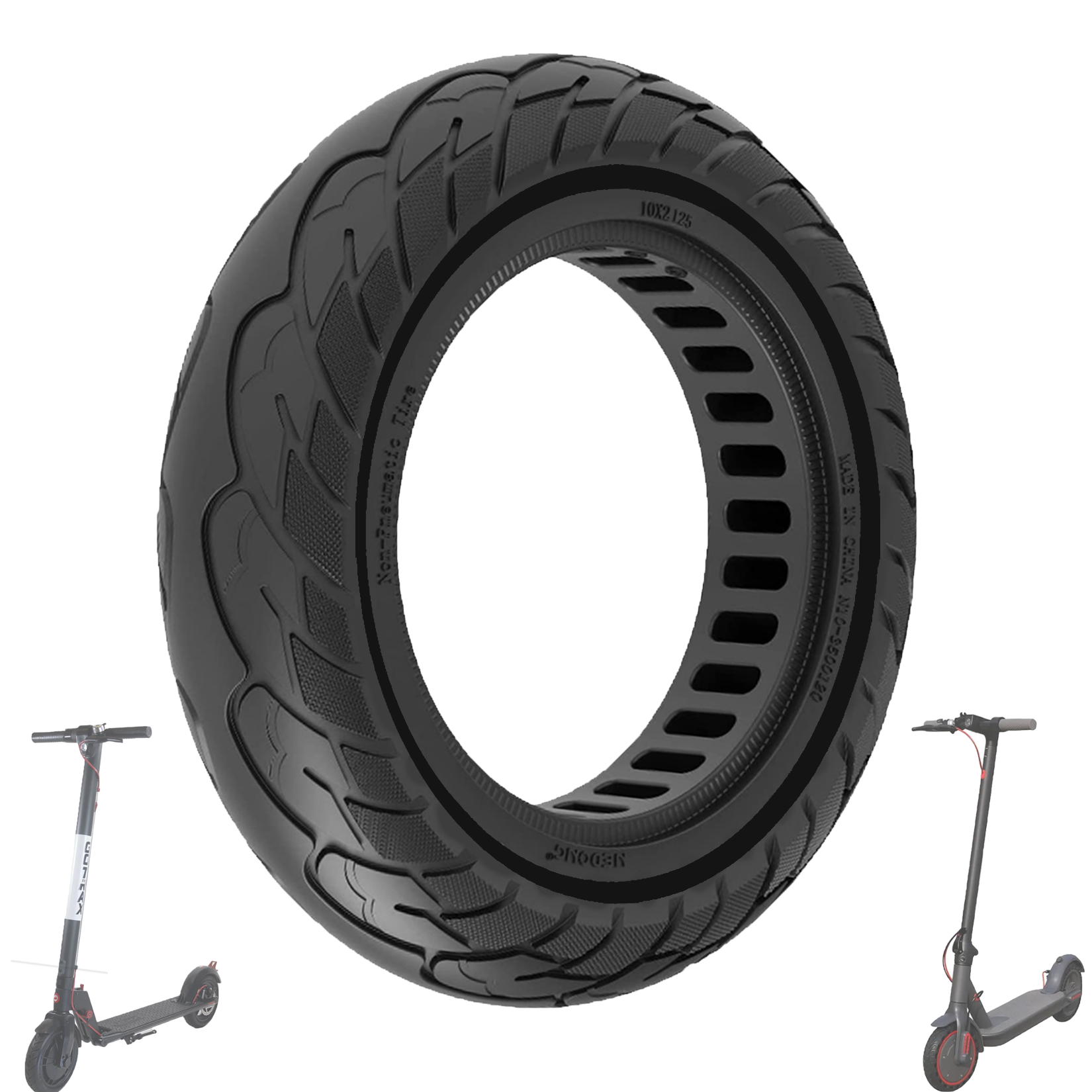 10 inch Scooter Tire   Puncture Resistant 10 x 2.125/2.0 inch Tire for Mi Pro Gotrax gxl/XR/V2/G4 Nine bot F20 E Scooter Tire